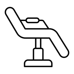 tattoo chair outline icon