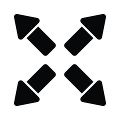 Check this carefully crafted icon of directional arrows
