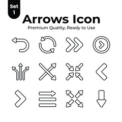 Well designed arrows vectors set, ready for premium use
