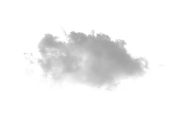 Obraz premium white cloud smoke on transparent background