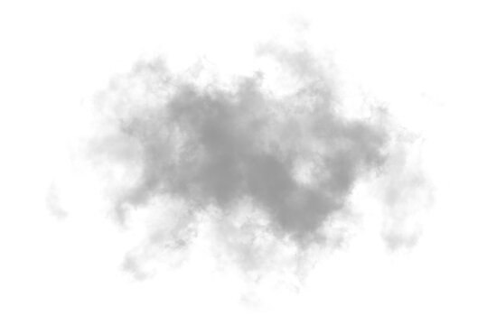 Fototapeta Tło, biała chmura bez tła, dym