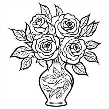 Printable Pictures Of Roses To Color - Infoupdate.org