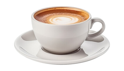 Fototapeta premium cup of coffee isolated on transparent background cutout