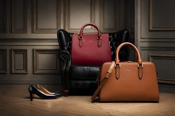 Ladies handbags and shoes