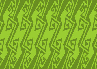 Fototapeta premium Minimalist background with simple ethnic ornament pattern. Geometric Aztec pattern