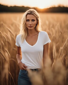 Woman, Portrait, Woman Model, Mockup