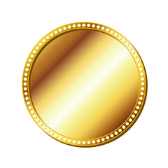Gold decorative with flashy design