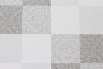 Square tiles seamless pattern. grey ceramic tile background.