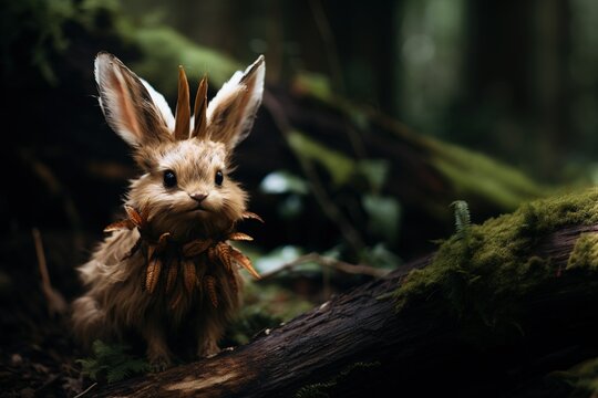 Freilebender Wolpertinger in Bayern