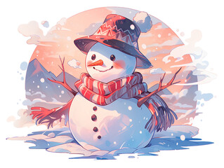 snowman.Generative Ai