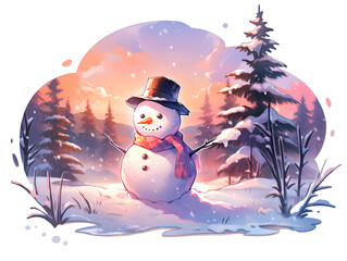 snowman.Generative Ai