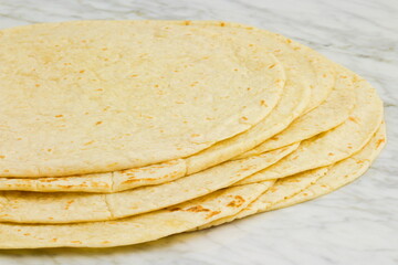 Mexican wheat tortillas