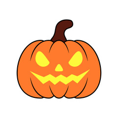 Halloween Pumpkin Illustration