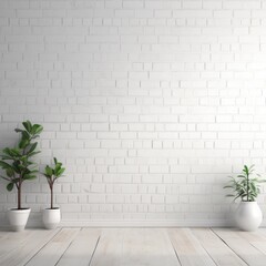 white brick wall texture wallpaper with a copy space