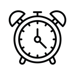 Trendy icon of alarm clock in editable style, easy to use and download