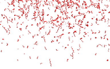 Realistic Golden Confetti and serpentine explosion For The Festival Party Ribbon Blast Carnival Elements Or Birthday Celebration