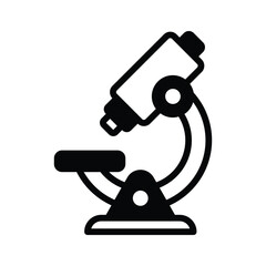 Grab this amazing icon of microscope in modern style, a laboratory research equipment