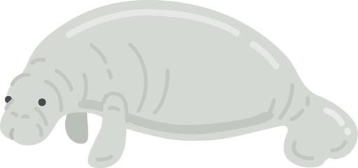 マナティのイラスト