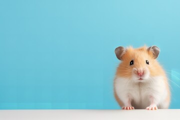 Hamster background with copy space