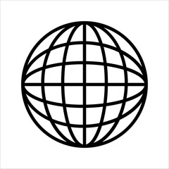 Go to web symbol icon vector illustration, on white background, eps 10.