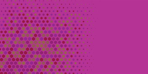 Obraz premium Geometric abstract Hexagon Two Color Background