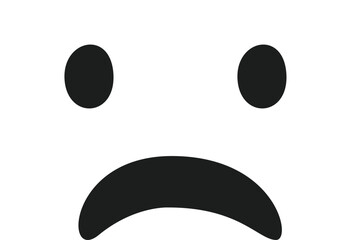 Cartoon Character's Sad Face