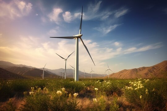 sustainable wind power. Generative AI