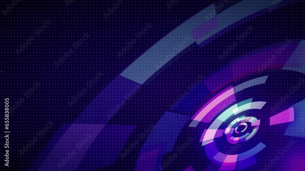 Poster abstract hi-tech hud sci-fi display interface digital technology background