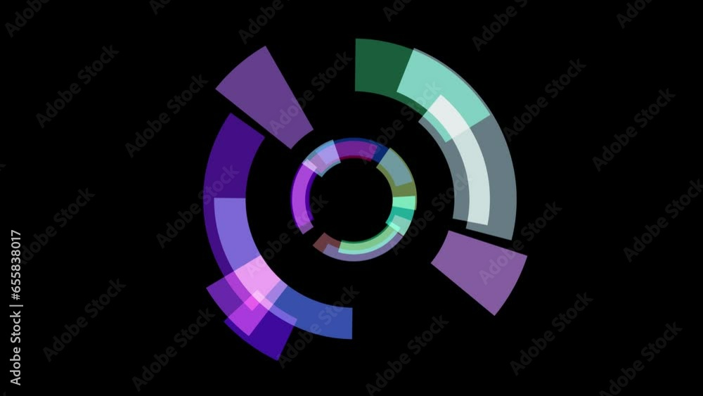 Poster abstract hi-tech hud sci-fi display interface digital technology background