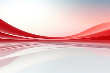 Naklejka premium Business slide background white and red. Generative AI.