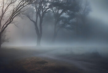 Misty. Foggy. Atmospheric. Weather. Hazy. Nature. Scenic. Serene. Mystical. Ethereal. Fog. Tranquil. Misty Landscape. Mysterious. Misty Morning. Dreamy. Eerie. Moody. Nature's Beauty. AI Generated.