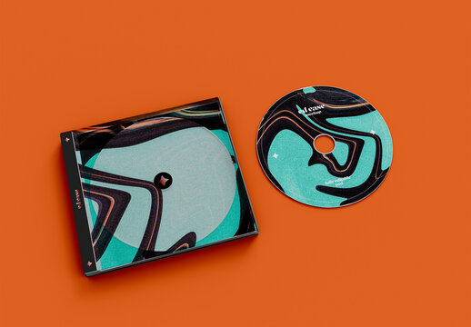 CD Jewel Case Mockup 
