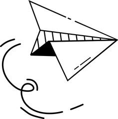 Paper Plane Line Icon