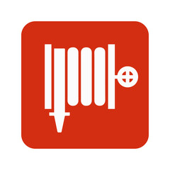 Fire extinguishing vector editable icon, water tap