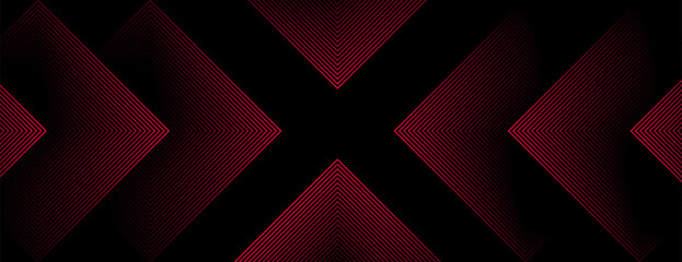 3D glowing red techno abstract background overlap layer on dark space with letter x effect decoration. Modern graphic design element future style concept for banner, flyer, card, vector