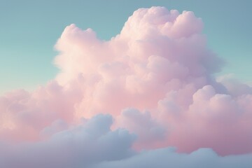 pastel cloud serenity cloudy background light pink light blue