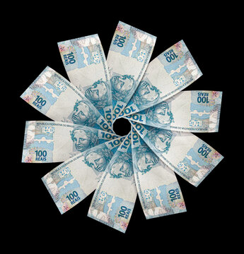 100 reais dinheiro brasileiro