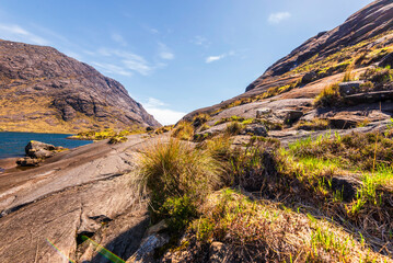island of skye, lake Coruisk landscape, scotland, uk
