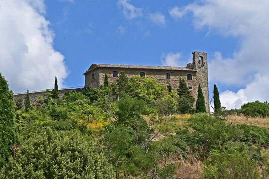 Cortona, rovine della Fortezza medicea del Girifalco - Arezzo