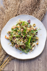 salad with vegetables