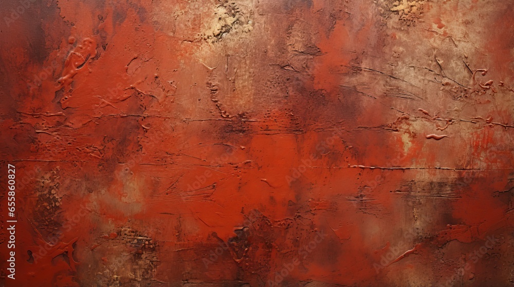 Aufkleber bold and dynamic fire red abstract texture - high-resolution rustic background for artistic designs