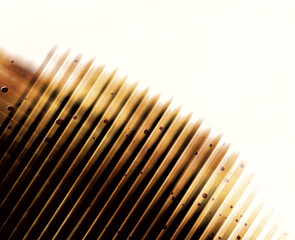 A ribbed pattern surface abstract background