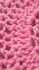 Alfombrilla de lana azul y rosa