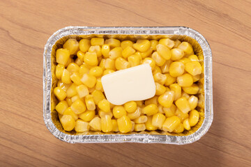 コーンバター　ホイル焼き