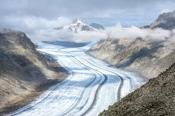 Fotobehang Gletscher Aletschgletschere © Stefan