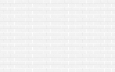 White brick wall background. Abstract seamless pattern. Vector illustration 