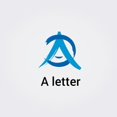 Icone Lettre A pour Design Logos, Symbole, Illustration Pictogramme Monogramme pour Business, Variations Alphabet Isolé Silhouette 