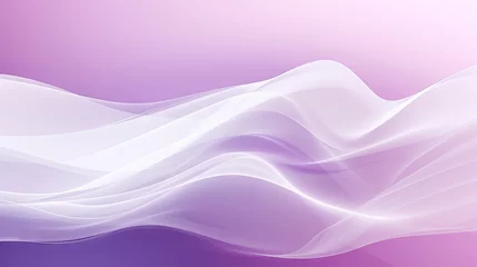 Foto op Canvas Abstract purple gradient background with smooth curves and light effects © hassan