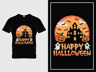 Halloween t shirt design illustration vector 