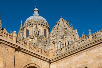 Salamanca Cathedral from morning to night